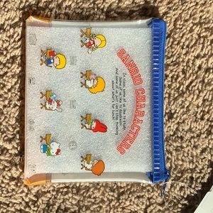 sanrio characters zipper bag